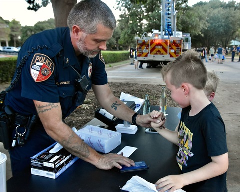 Fingerprinting kids